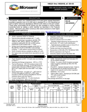  Datasheet Preview Page 1