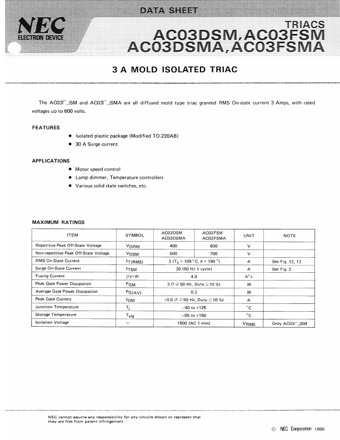  Datasheet Preview Page 1