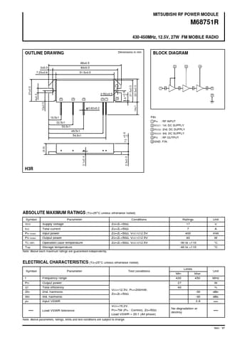  Datasheet Preview Page 1
