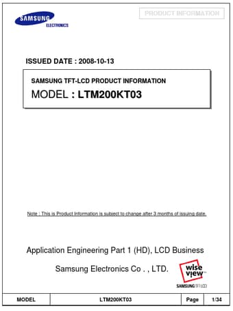  Datasheet Preview Page 1