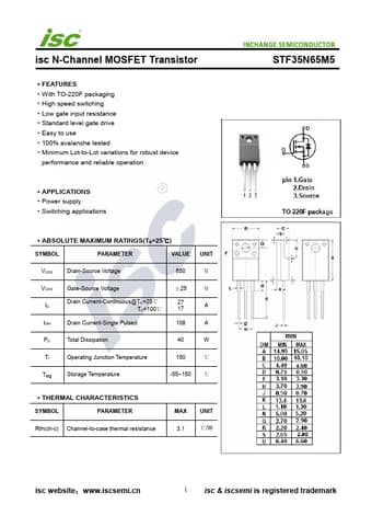  Datasheet Preview Page 1
