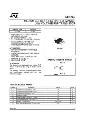  Datasheet Preview Page 1