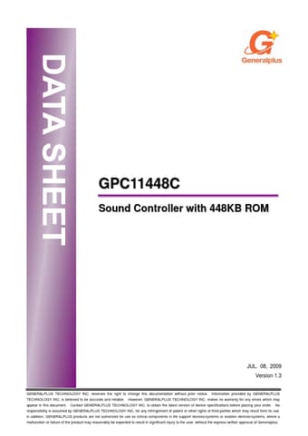  Datasheet Preview Page 1
