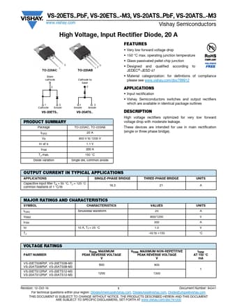  Datasheet Preview Page 1