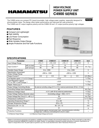  Datasheet Preview Page 1