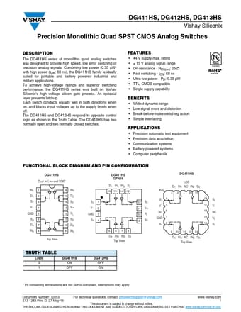  Datasheet Preview Page 1