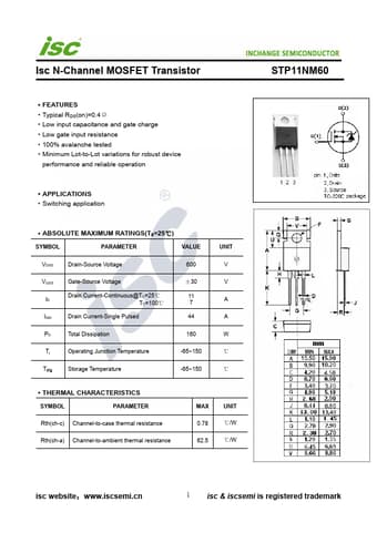  Datasheet Preview Page 1
