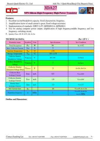 Datasheet Preview Page 1