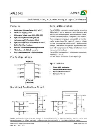  Datasheet Preview Page 1