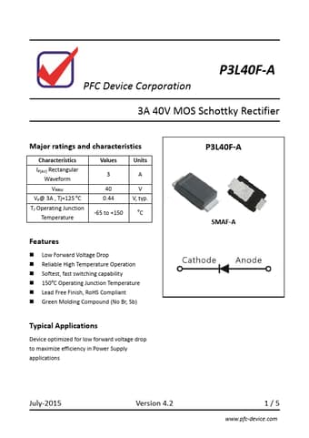  Datasheet Preview Page 1