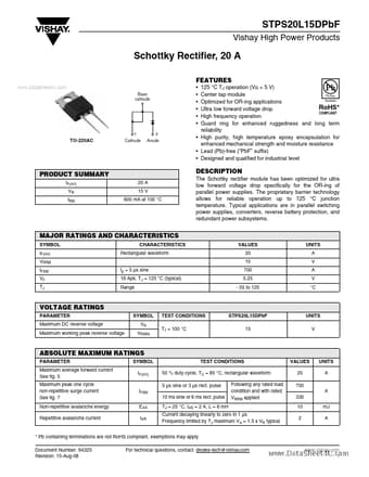  Datasheet Preview Page 1