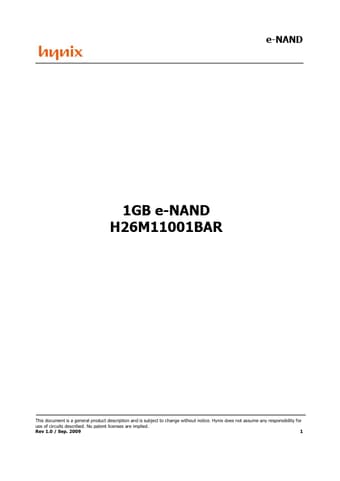  Datasheet Preview Page 1