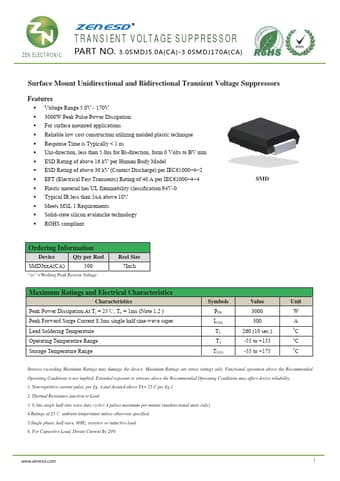  Datasheet Preview Page 1