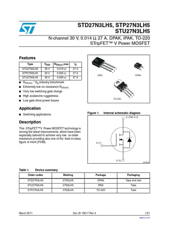  Datasheet Preview Page 1