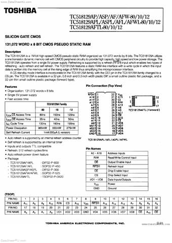  Datasheet Preview Page 1