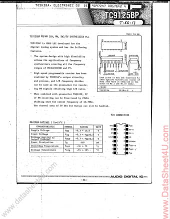  Datasheet Preview Page 1