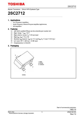  Datasheet Preview Page 1