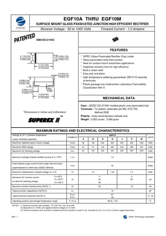  Datasheet Preview Page 1