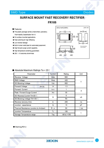 Datasheet Preview Page 1