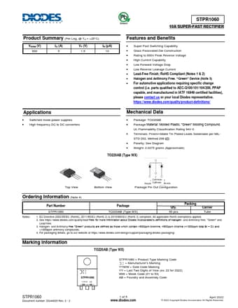  Datasheet Preview Page 1