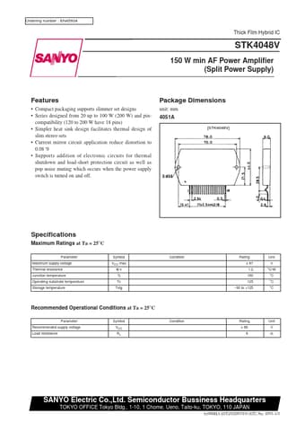  Datasheet Preview Page 1
