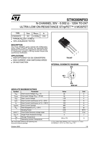  Datasheet Preview Page 1