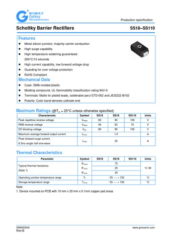  Datasheet Preview Page 1