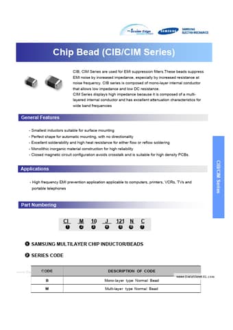  Datasheet Preview Page 1