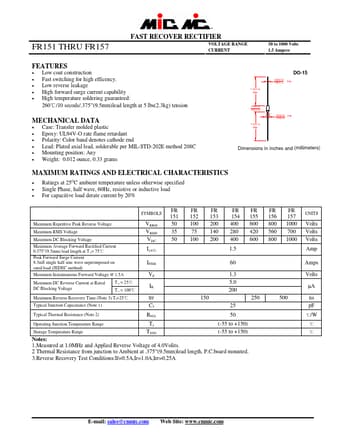  Datasheet Preview Page 1