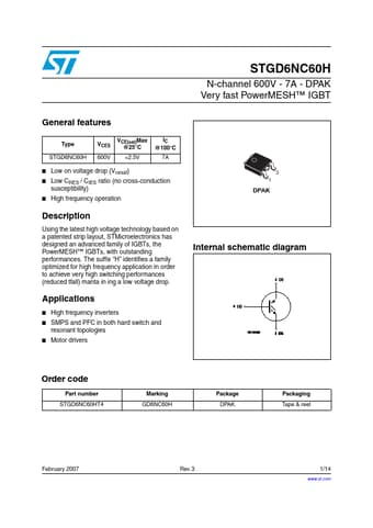  Datasheet Preview Page 1