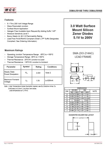  Datasheet Preview Page 1
