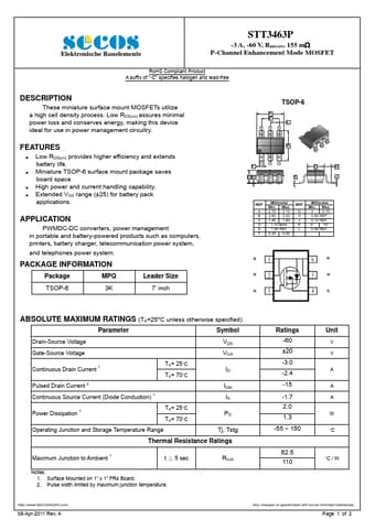  Datasheet Preview Page 1