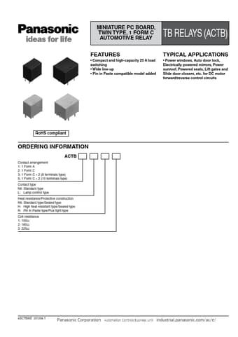  Datasheet Preview Page 1