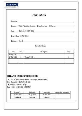  Datasheet Preview Page 1
