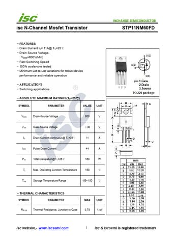 Datasheet Preview Page 1