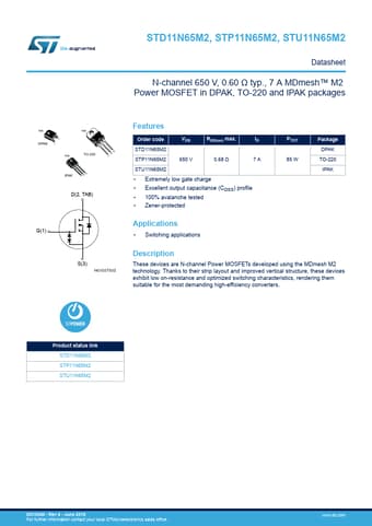  Datasheet Preview Page 1