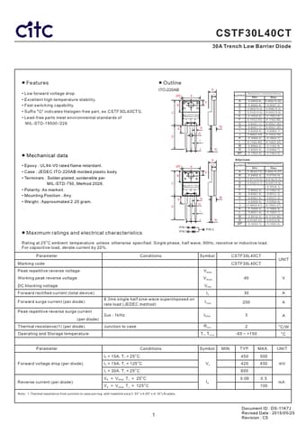  Datasheet Preview Page 1