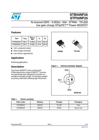  Datasheet Preview Page 1