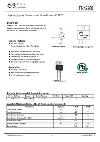  Datasheet Preview Page 1