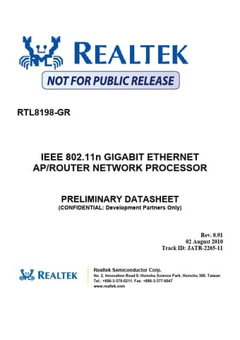  Datasheet Preview Page 1