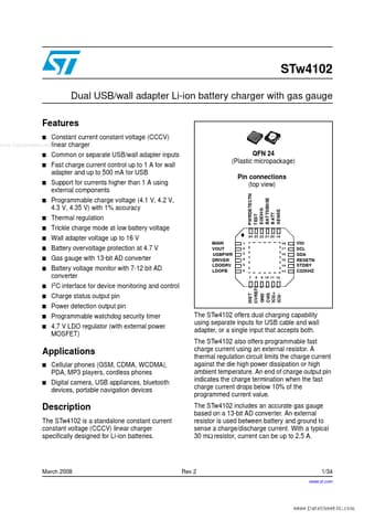  Datasheet Preview Page 1