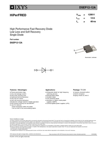  Datasheet Preview Page 1