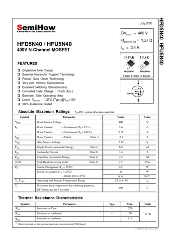  Datasheet Preview Page 1