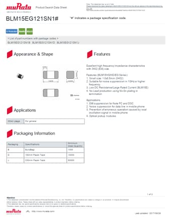  Datasheet Preview Page 1