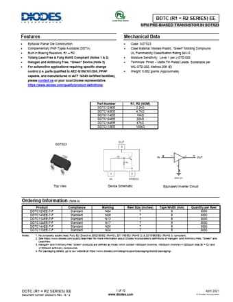  Datasheet Preview Page 1