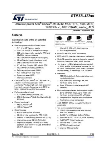  Datasheet Preview Page 1