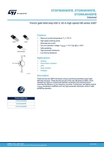  Datasheet Preview Page 1