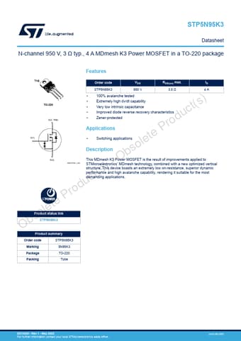  Datasheet Preview Page 1