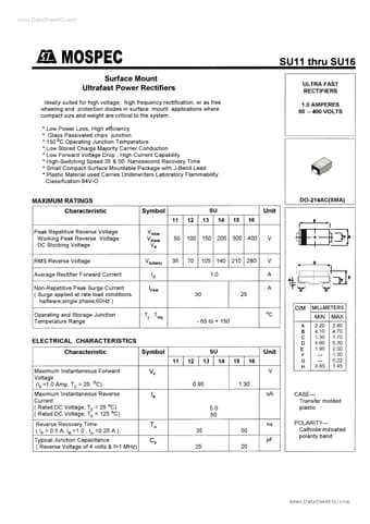  Datasheet Preview Page 1