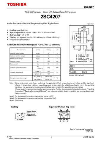  Datasheet Preview Page 1